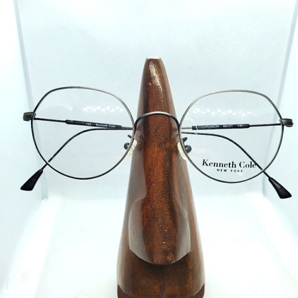 NWOT Kenneth Cole Gray & Black Prescription Glasses Frames